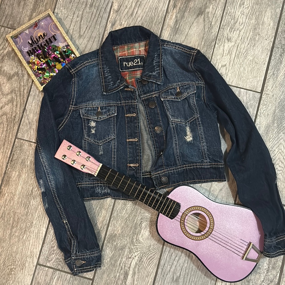 Rue 21 Denim Jacket Size: M
